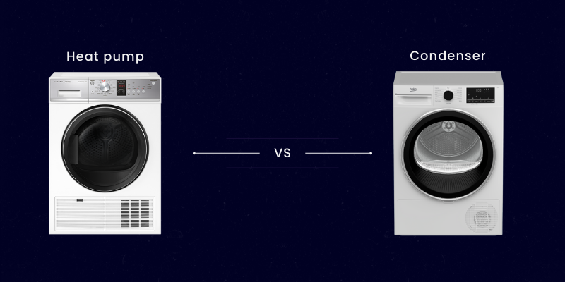 The Dryer Debate: Heat Pump vs. Condenser - What's the difference?